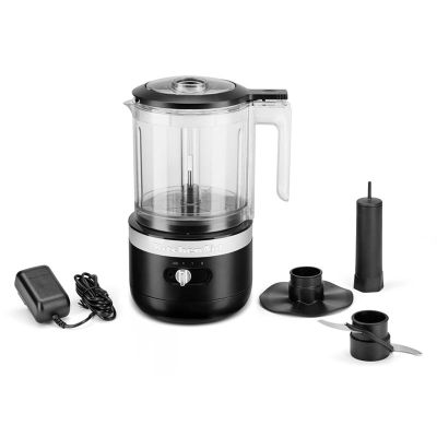 KitchenAid 5KFCB519EBM Kablosuz Mutfak Robotu, 1.19 L, Mat Siyah - 4