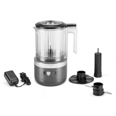 KitchenAid 5KFCB519EDG Kablosuz Mutfak Robotu, 1.19 L, Kömür Grisi - 4