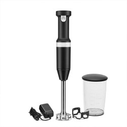 Kitchenaid 5KHBBV53EBM Wireless Hand Blender, Matte Black - KitchenAid