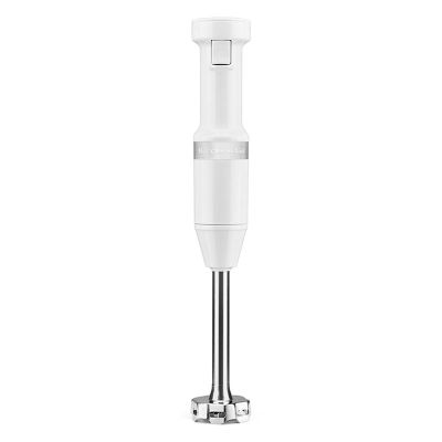 KitchenAid 5KHBV53EWH Classic Hand Blender, White - KitchenAid