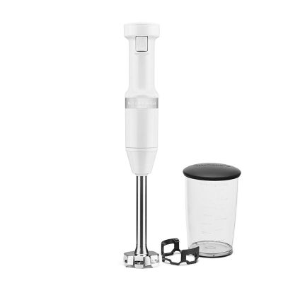KitchenAid 5KHBV53EWH Classic Hand Blender, White - KitchenAid