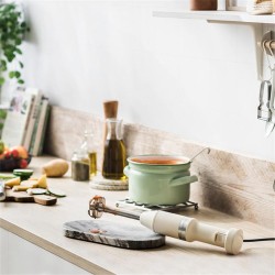 KitchenAid 5KHBV83EAC خلاط يدوي مع ملحقاته، كريمي - 5