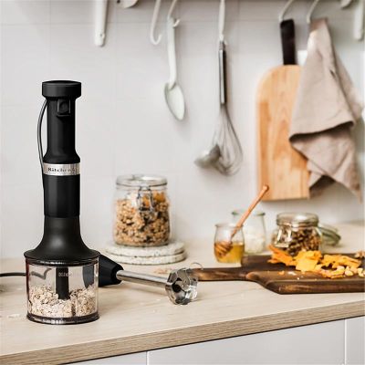 KitchenAid 5KHBV83EBM Aksesuarlı El Blenderi, Mat Siyah - 7