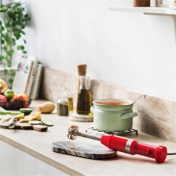 KitchenAid 5KHBV83EER Hand Blender with Accessories, Imperial Red - 4