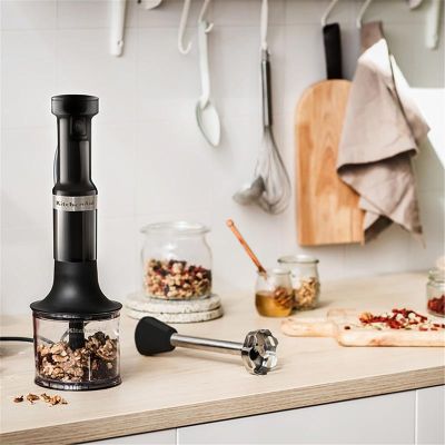 KitchenAid 5KHBV83EOB Aksesuarlı El Blenderi, Siyah - 6