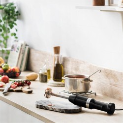 KitchenAid 5KHBV83EOB خلاط يدوي مع ملحقاته، أسود - 5