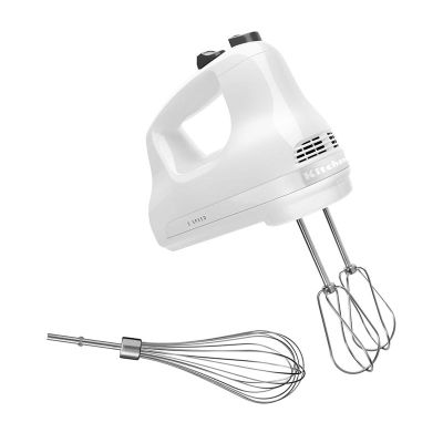 KitchenAid 5KHM5110EWH Classic 5 Hızlı El Mikseri, Beyaz - 4