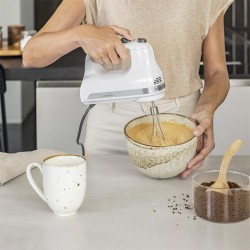KitchenAid 5KHM5110EWH Classic 5 Speed Hand Mixer, White - 6