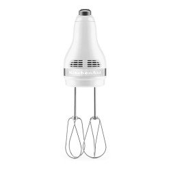KitchenAid 5KHM5110EWH Классический 5-скоростной ручной миксер, белый - 1