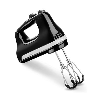 KitchenAid 5KHM6118EOB 6-скоростной ручной миксер, черный - KitchenAid