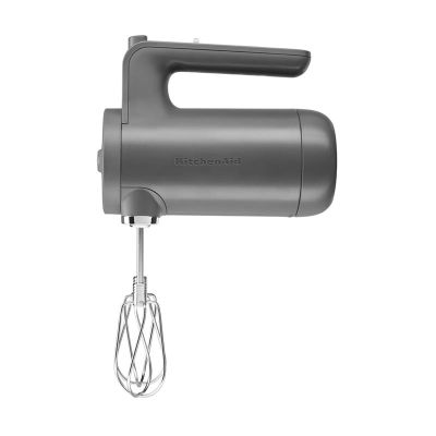 KitchenAid 5KHMB732EDG خلاط يدوي لاسلكي، رمادي فحمي - KitchenAid