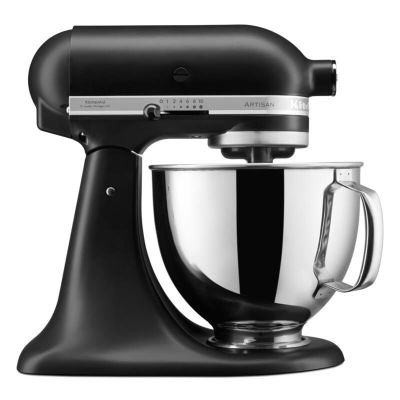 KitchenAid 5KSM125EBM Artisan Stand Mikser, 4.8 L, Mat Siyah - 1