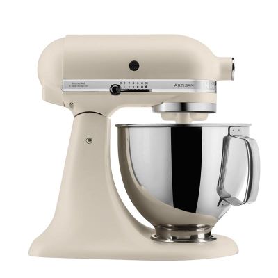 KitchenAid 5KSM125EMH خلاط آرتيسان الحامل، 4.8 لتر، ميلك شيك - KitchenAid
