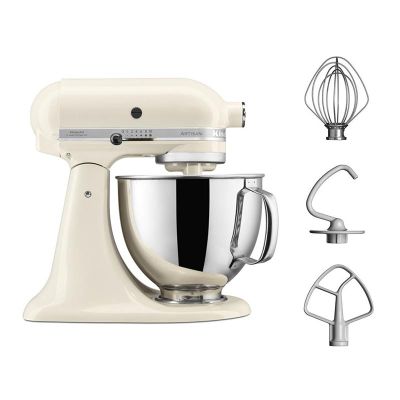 KitchenAid 5KSM125EMH خلاط آرتيسان الحامل، 4.8 لتر، ميلك شيك - KitchenAid