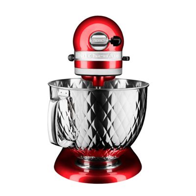 KitchenAid 5KSM156QPECA Artisan Stand Mikser Gümüş Kase, 4.8 L, Elma Şekeri - KitchenAid