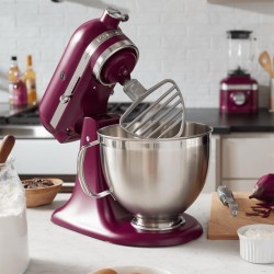 KitchenAid 5KSM195PSEBE خلاط آرتيسان آرتيسان، 4.8 لتر، بنفسجي - 5