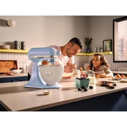 KitchenAid 5KSM195PSEOA خلاط آرتيسان ستاند، 4.8 لتر، ملح أزرق - 11