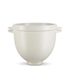 KitchenAid 5KSM2CB5BGS Classic 4.8 L Bread Bowl with Baking Lid, White - 1