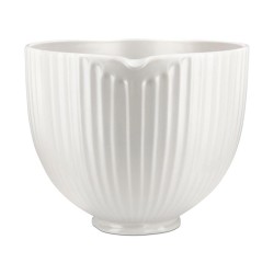 KitchenAid 5KSM2CB5PCC Классическая керамическая чаша для смешивания для корпуса 4,8 л, белая - 2