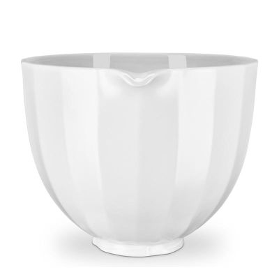 KitchenAid 5KSM2CB5PWS Classic Ceramic Mixing Bowl for 4.8 L Body, White - KitchenAid