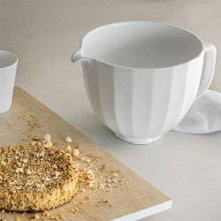 KitchenAid 5KSM2CB5PWS Классическая керамическая чаша для смешивания для корпуса объемом 4,8 л, белая - 4