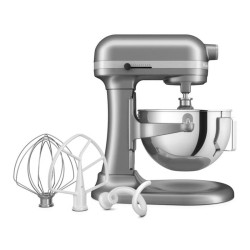 KitchenAid 5KSM55SXX Ağır Hizmet Tipi Kaldırılabilir Kaseli Stand Mikser, 5.2 L, Gümüş - Thumbnail