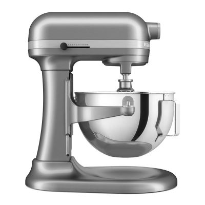 KitchenAid 5KSM55SXX Ağır Hizmet Tipi Kaldırılabilir Kaseli Stand Mikser, 5.2 L, Gümüş - KitchenAid