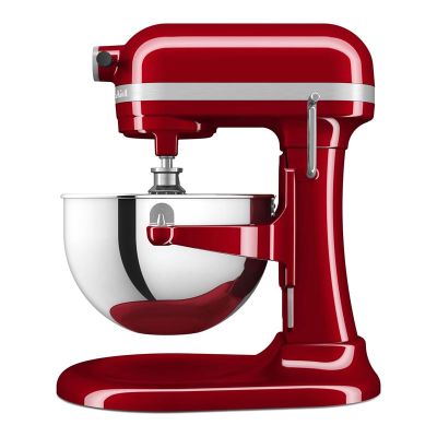 KitchenAid 5KSM55SXX Ağır Hizmet Tipi Kaldırılabilir Kaseli Stand Mikser, 5.2 L, Kırmızı - KitchenAid