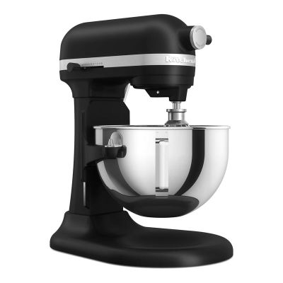 KitchenAid 5KSM55SXX Сверхпрочный миксер с подъемной чашей, 5,2 л, матовый черный - KitchenAid