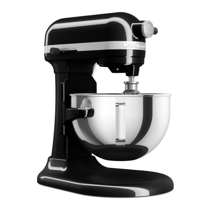 KitchenAid 5KSM55SXX خلاط عمودي متين مع وعاء رفع، 5.2 لتر، أسود - KitchenAid