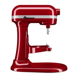 KitchenAid 5KSM55SXX خلاط عمودي متين مع وعاء رفع، 5.2 لتر، أحمر - 5