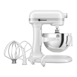 KitchenAid 5KSM55SXX Heavy Duty Stand Mixer with Lifting Bowl, 5.2 L, White - 6