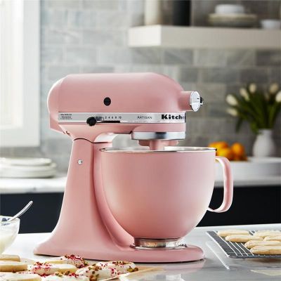 KitchenAid 5KSM5SSBDR 4.8 L Stand Mikser için Paslanmaz Çelik Kase, Dried Rose - 2