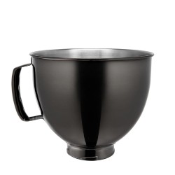 KitchenAid 5KSM5SSBRB Stainless Steel Bowl for 4.8 L Stand Mixer, Polished Black - KitchenAid