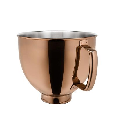 KitchenAid 5KSM5SSBRC وعاء من الفولاذ المقاوم للصدأ للخلاط الحامل سعة 4.8 لتر، نحاس - KitchenAid