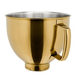 KitchenAid 5KSM5SSBRG وعاء من الفولاذ المقاوم للصدأ للخلاط الحامل سعة 4.8 لتر، ذهبي - KitchenAid (1)