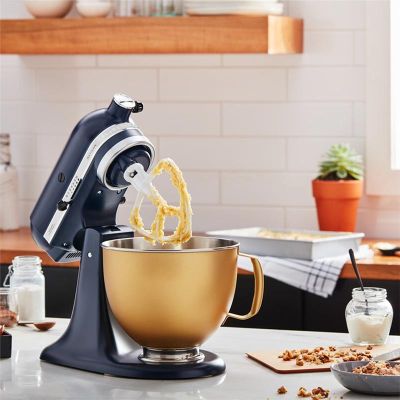 KitchenAid 5KSM5SSBVG 4.8 L Stand Mikser için Paslanmaz Çelik Kase, Altın - KitchenAid