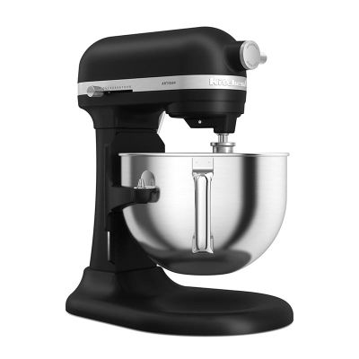 KitchenAid 5KSM60SPXEBM Artisan Stand Mixer with Liftable Bowl, 5.6 L, Matte Black - KitchenAid