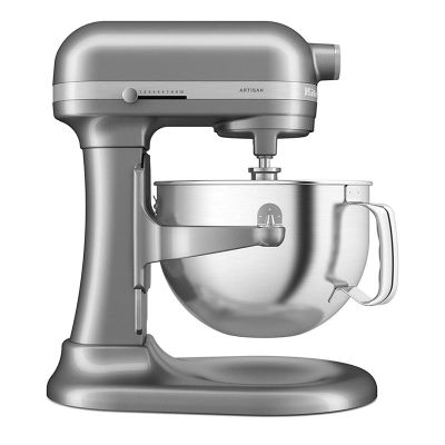 KitchenAid 5KSM60SPXECU خلاط آرتيسان مع وعاء قابل للرفع، 5.6 لتر، رمادي - KitchenAid