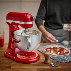 KitchenAid 5KSM60SPXEER خلاط آرتيسان مع وعاء رفع، 5.6 لتر، أحمر إمبراطوري - 5