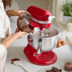 KitchenAid 5KSM60SPXEER خلاط آرتيسان مع وعاء رفع، 5.6 لتر، أحمر إمبراطوري - 6