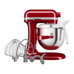 KitchenAid 5KSM70JPX Heavy Duty Stand Mixer with Lifting Bowl, 6.6 L, Red - 5