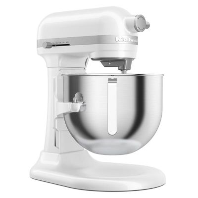 KitchenAid 5KSM70JPX خلاط عمودي متين مع وعاء رفع، 6.6 لتر، أبيض - KitchenAid
