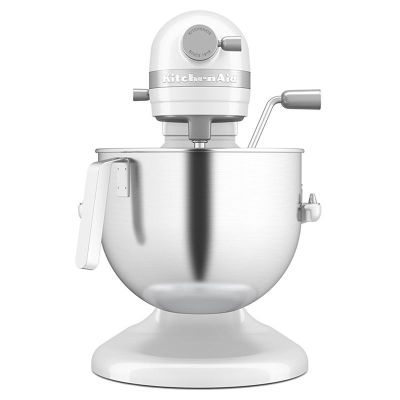KitchenAid 5KSM70JPX Heavy Duty Stand Mixer with Lifting Bowl, 6.6 L, White - KitchenAid