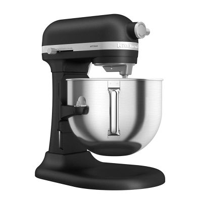 KitchenAid 5KSM70SHXEBK Artisan Stand Mixer with Liftable Bowl, 6.6 L, Matte Black - KitchenAid