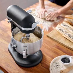 KitchenAid 5KSM70SHXEBK Миксер Artisan Stand Mixer с подъемной чашей, 6,6 л, матовый черный - 6