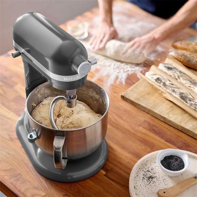 KitchenAid 5KSM70SHXEMS Artisan Kaldırılabilir Kaseli Stand Mikser, 6.6 L, Gri - 6