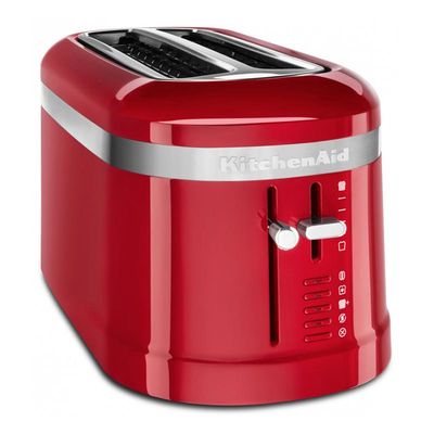 KitchenAid Ekmek Kızartma Makinesi, 4 Dilim, Uzun Yuvalı, İmparatorluk Kırmızısı - 1