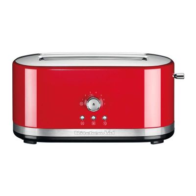 KitchenAid Ekmek Kızartma Makinesi, Manuel Kontrollü, Uzun Yuvalı, İmparatorluk Kırmızısı - 1