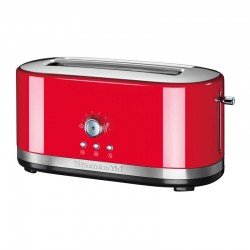 KitchenAid Ekmek Kızartma Makinesi, Manuel Kontrollü, Uzun Yuvalı, İmparatorluk Kırmızısı - Thumbnail